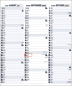 Preview: 3-MONATSPLANER - BÜROPLANER - OFFICE PLANER